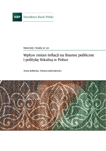 Wpływ zmian inflacji na finanse publiczne i politykę fiskalną w Polsce
