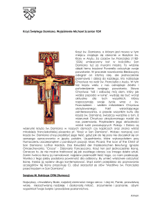 Krzy Świętego Damiana. Wyjaśnienie Michael Scanlan TOR Krzy św