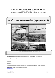 ii wojna światowa (1939-1945)