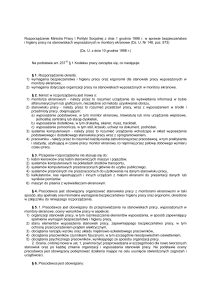Rozporządzenie Ministra Pracy I Polityki Socjalnej z dnia 1 grudnia