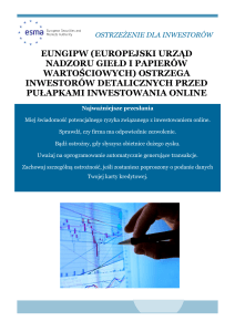 eungipw (europejski urząd nadzoru giełd i papierów