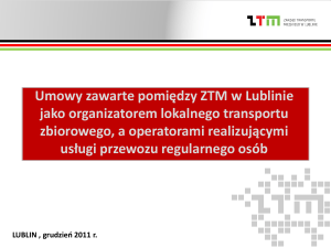 Lublin-prezentacja umów zawartych przez ZTM z operatorami