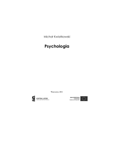 Psychologia - SiMR PW - Politechnika Warszawska