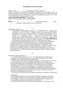 Przedwstępna umowa sprzedaży nr 0__/KAT_ROL/2007