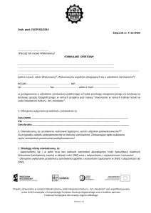 Załącznik nr 5 - formularz ofertowy (DOC, 410.5 KB