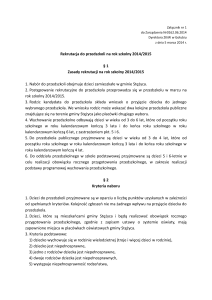 Załącznik nr 1 do Zarządzenia Nr0162.06.2014 Dyrektora ZKiW w