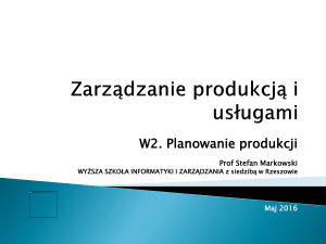 Presentation W2 - Wyższa Szkoła Informatyki i Zarządzania w