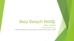 Bazy Danych NoSQL