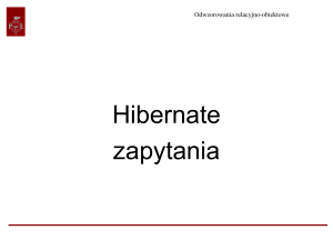 Hibernate = zapytania