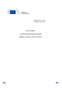 biała księga komisji w sprawie przyszłości europy