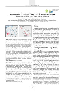 Atrakcje geoturystyczne Geostrady Środkowosudeckiej