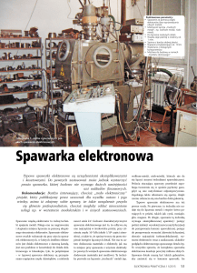 Spawarka elektronowa - Elektronika Praktyczna