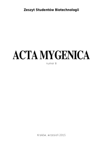 acta mygenica - The Quagga Project