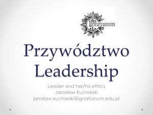 Przywództwo Leadership