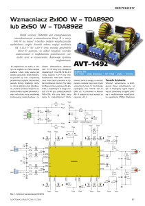 AVT–1492 - Elektronika Praktyczna