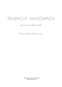 Tradycja Mazowsza - Mazowieckie Obserwatorium Kultury