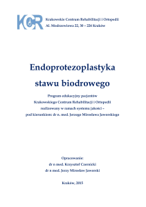 Endoprotezoplastyka stawu biodrowego