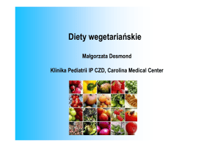 Diety wegetariańskie yg - Wszechnica Żywieniowa w SGGW