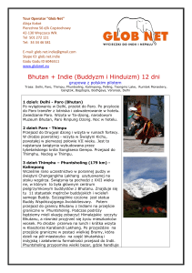 Bhutan + Indie (Buddyzm i Hinduizm) 12 dni