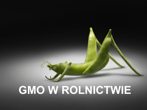 GMO w rolnictwie