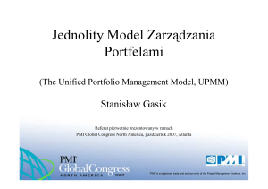 Jednolity Model Zarządzania Portfelami