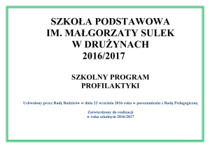 szkoła podstawowa im. małgorzaty sulek w drużynach 2016/2017
