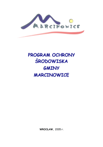 program ochrony środowiska gminy marcinowice