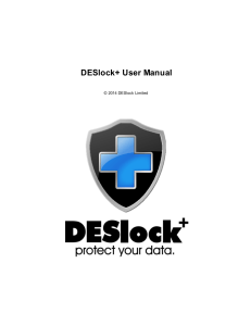 DESlock+ User Manual