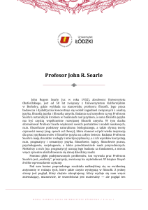 Profesor John R. Searle