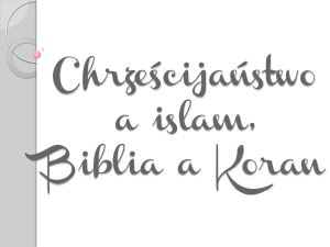 Chrześcijaństwo a islam, Biblia a Koran