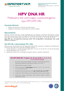 HPV DNA HR - Diagnostyka