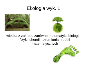 Ekologia wyk. 1