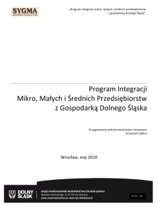 Program Integracji Mikro, Małych i Średnich Przedsiębiorstw z