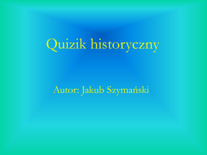 Quizik historyczny