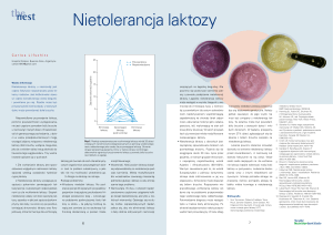 Nietolerancja laktozy - Nestlé Nutrition Institute