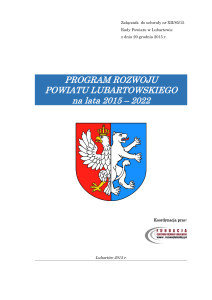 Program Rozwoju Powiatu Lubartowskiego na lata 2015-2022