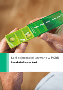 Leki najczęściej używane w PChN