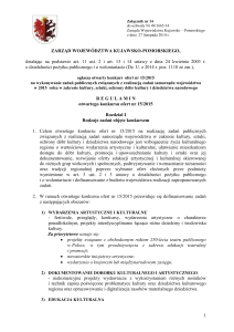 otwarty konkurs ofert nr 15/2015 na - NGO Kujawsko