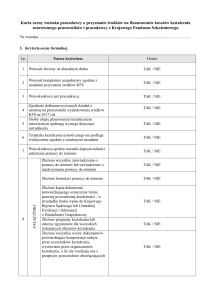 Karta oceny wniosku25_04 - Powiatowy Urząd Pracy w Mielcu