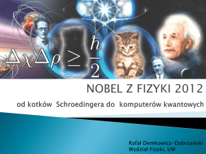 Nobel z Fizyki 2012