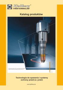 Katalog produktów - Kjellberg Finsterwalde