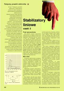 Stabilizatory liniowe