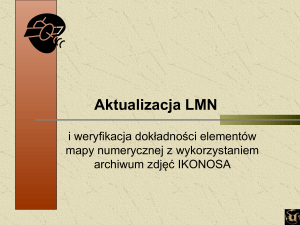 Aktualizacja LMN - Geomatyka w Lasach Państwowych