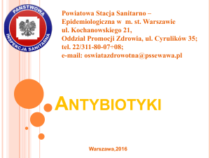 antybiotyki - PSSE w m.st. Warszawie