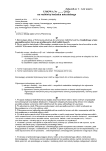Załącznik nr 1 – wzór umowy UMOWA Nr ……/ 2012r na rozbiórkę