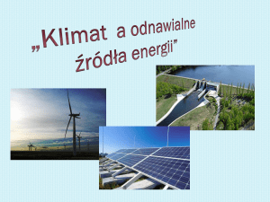 Klimat a odnawialne źródła energii