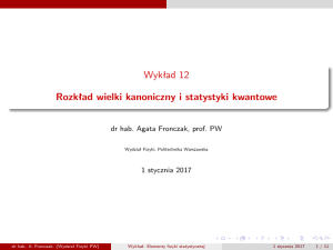 Wykład - Politechnika Warszawska