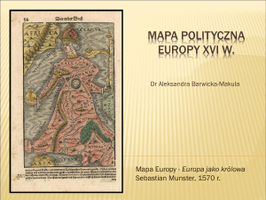 Mapa polityczna Europy XVI wieku