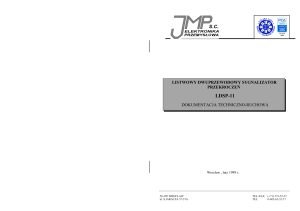 LDSP-11 - JMP Elektronika Przemysłowa