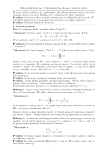 Matematyka dyskretna - 5. Kombinatoryka: zliczanie elementów